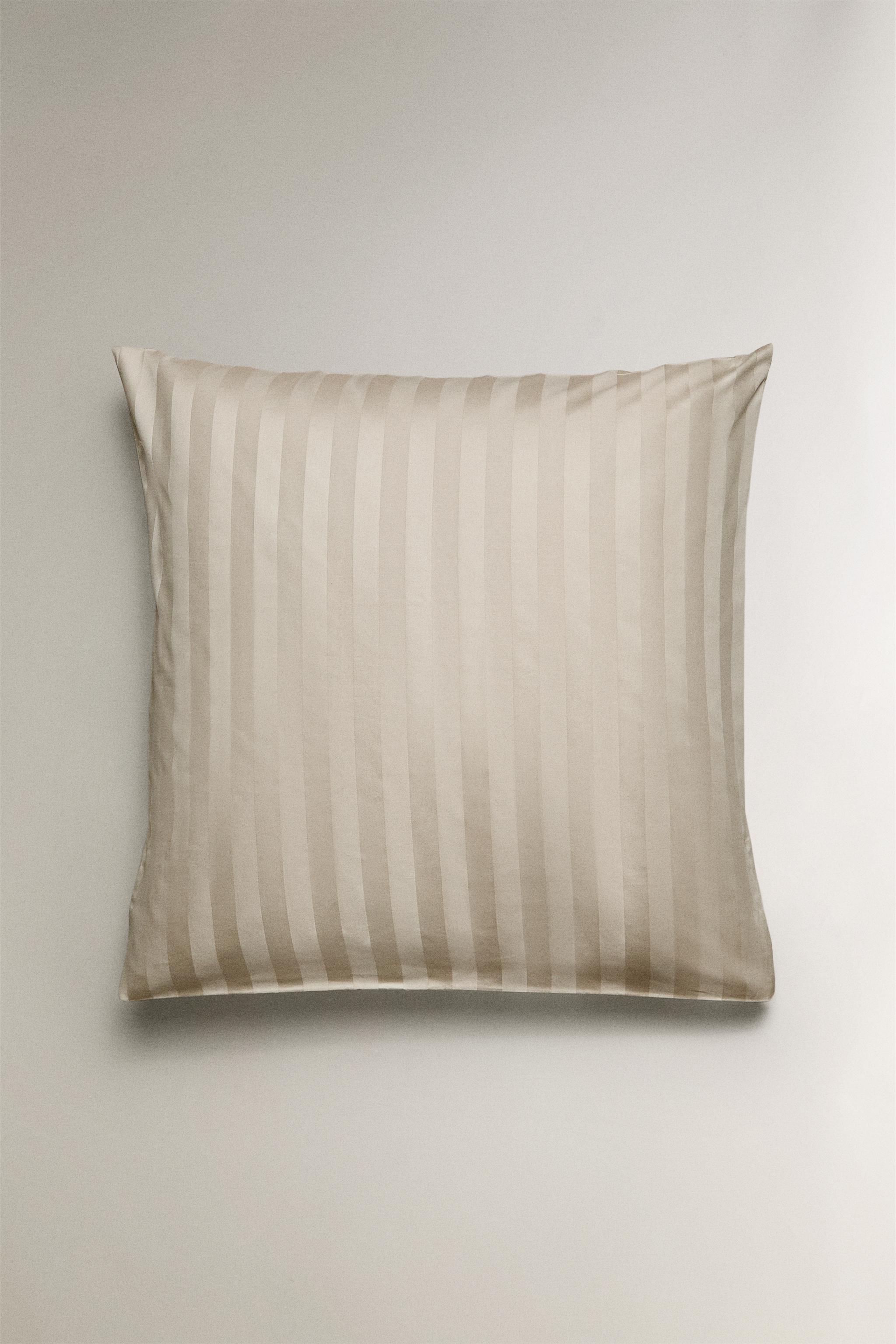STRIPED SATEEN PILLOWCASE (500 THREAD COUNT)